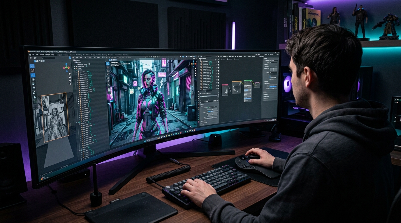 3D & Blender Artist Workstation